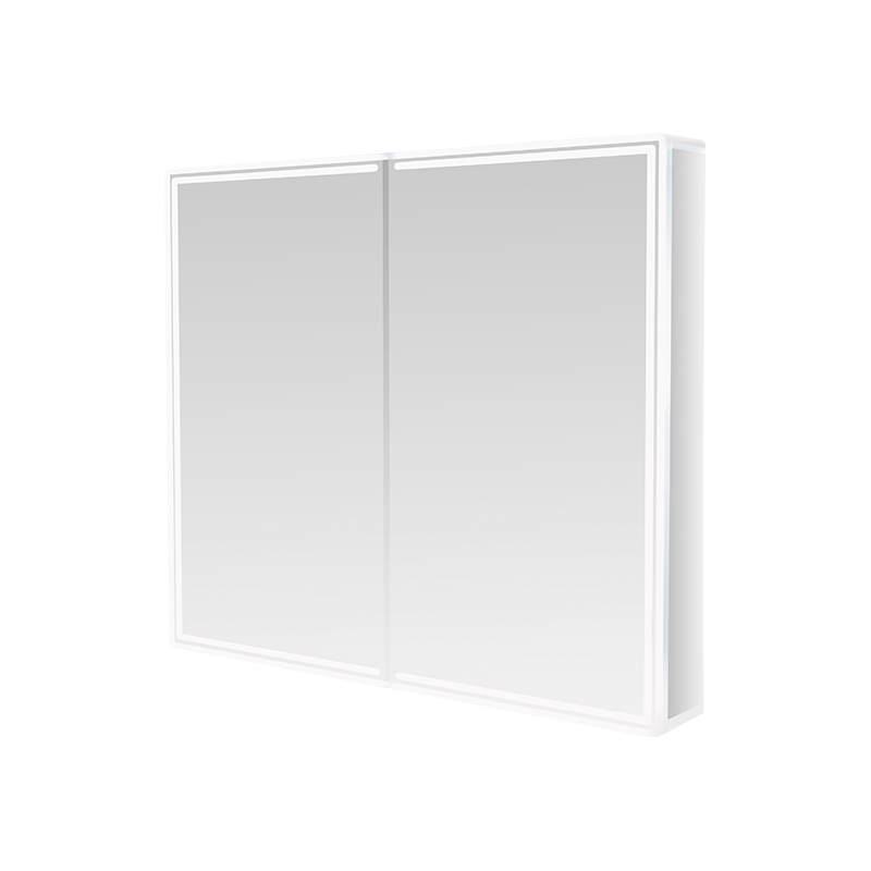 کابینت آینه حمام هوشمند دو درب ال ای دی (دارای سوئیچ دستی ضد مه) کابینت آینه حمام هوشمند دو درب ال ای دی (دارای سوئیچ دستی ضد مه)