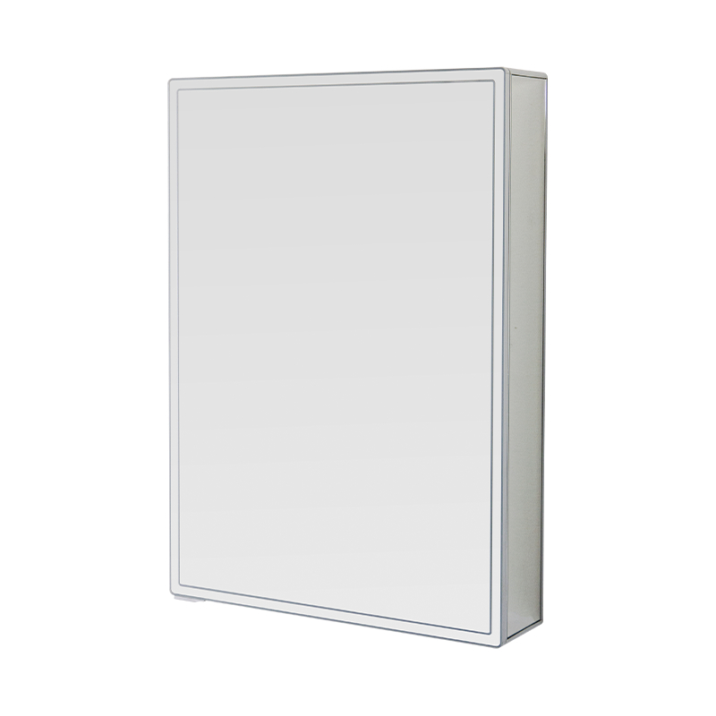کابینت آینه حمام هوشمند تک در با آینه آرایشی با نور پس زمینه LED کابینت آینه حمام هوشمند تک در با آینه آرایشی با نور پس زمینه LED