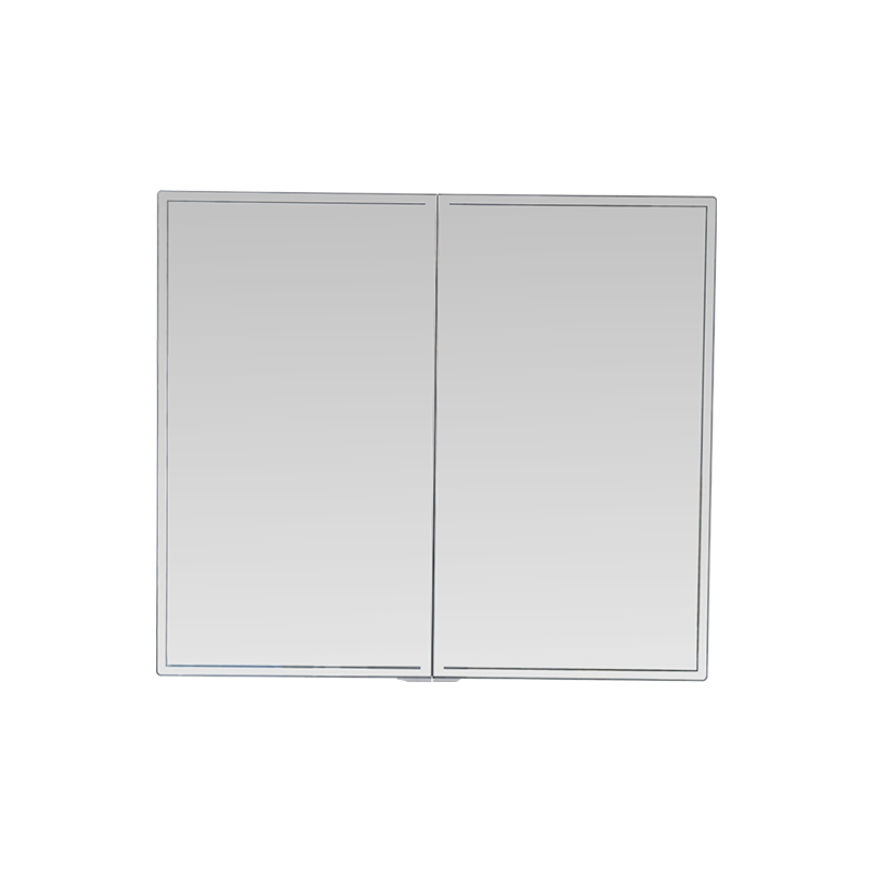 کابینت آینه دو درب ضد آب آلیاژ آلومینیوم با چراغ های LED کابینت آینه دو درب ضد آب آلیاژ آلومینیوم با چراغ های LED