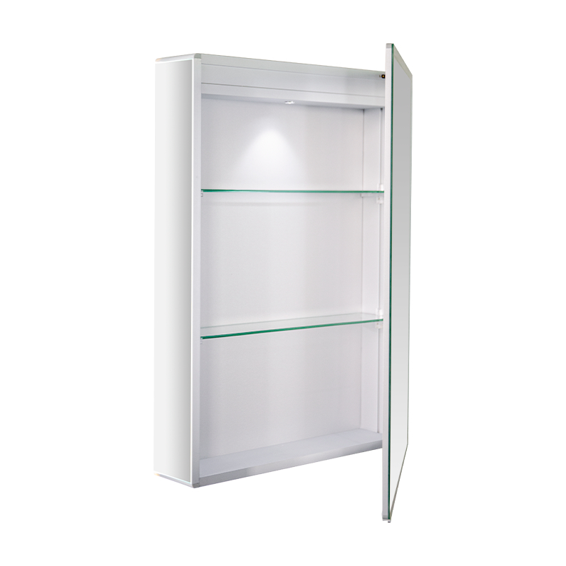 کابینت آینه حمام ال ای دی تک درب ضد آب آلیاژ آلومینیوم کابینت آینه حمام ال ای دی تک درب ضد آب آلیاژ آلومینیوم